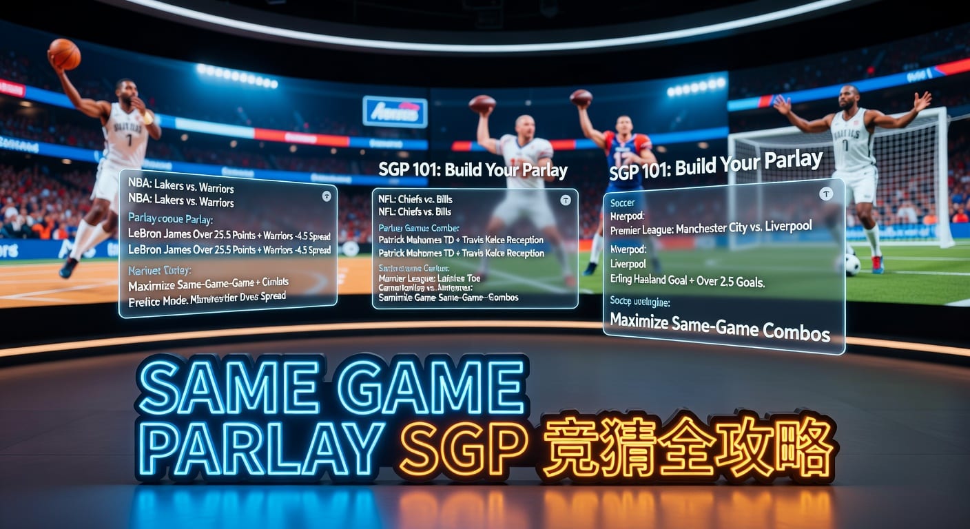 same game parlay SGP：单场串关玩法与投注技巧